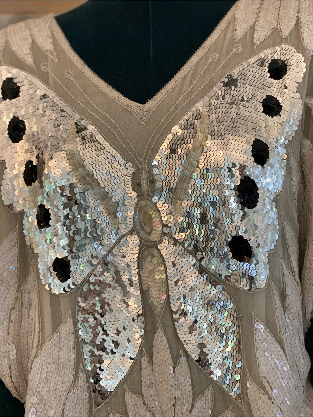 Vintage Sequin Butterfly RARE